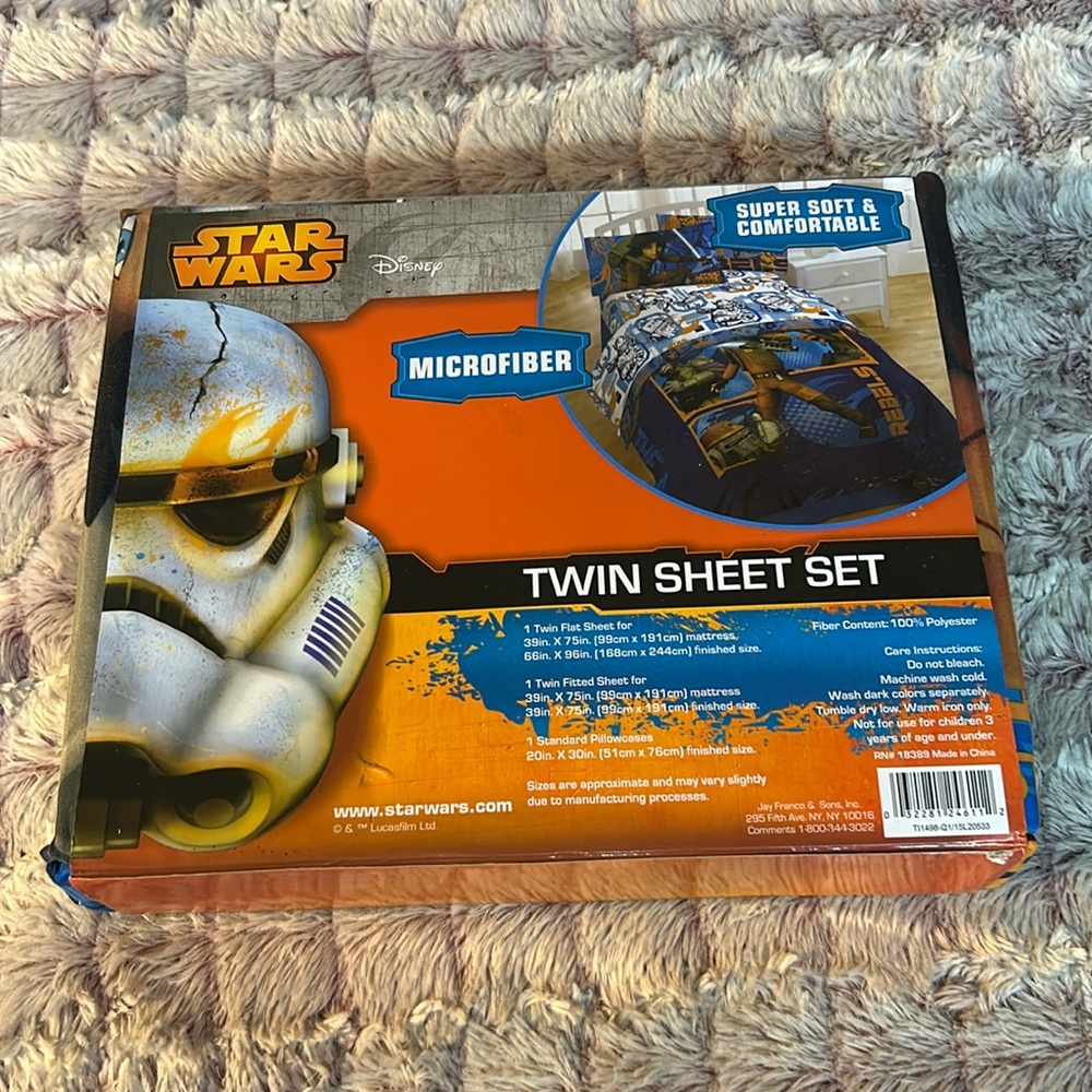 Star Wars Microfiber Twin sheets
